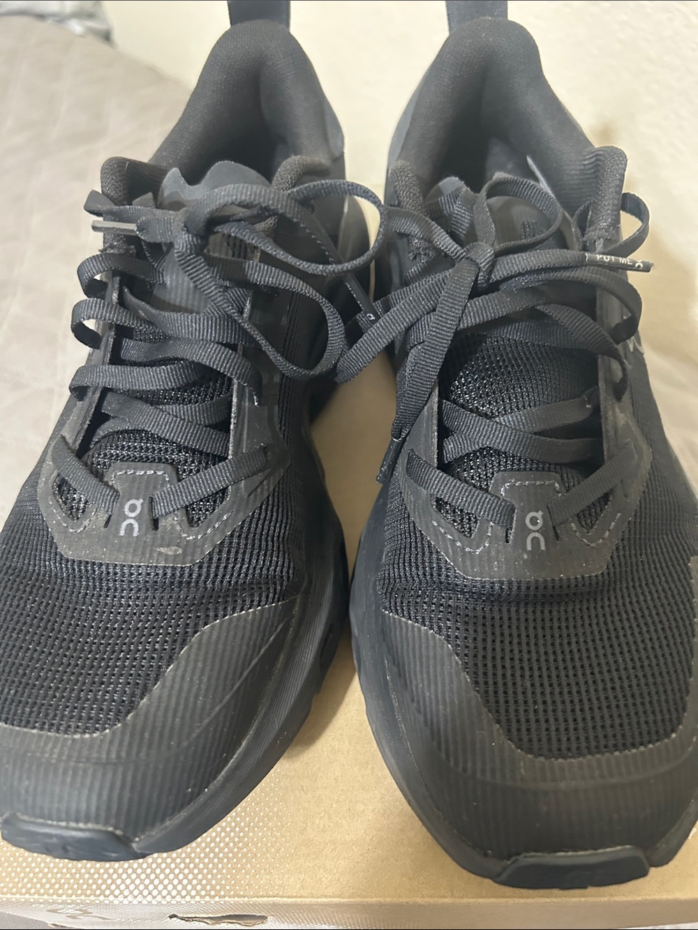 On Running women’s Black Mesh Cloud-Style Sneakers - Picture 2 of 10
